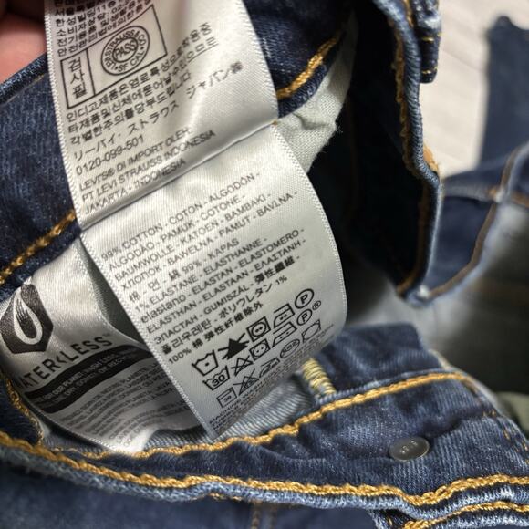 Levis 569 Mens Size 38x34 Loose Straight Leg Denim Jeans - Picture 8 of 11